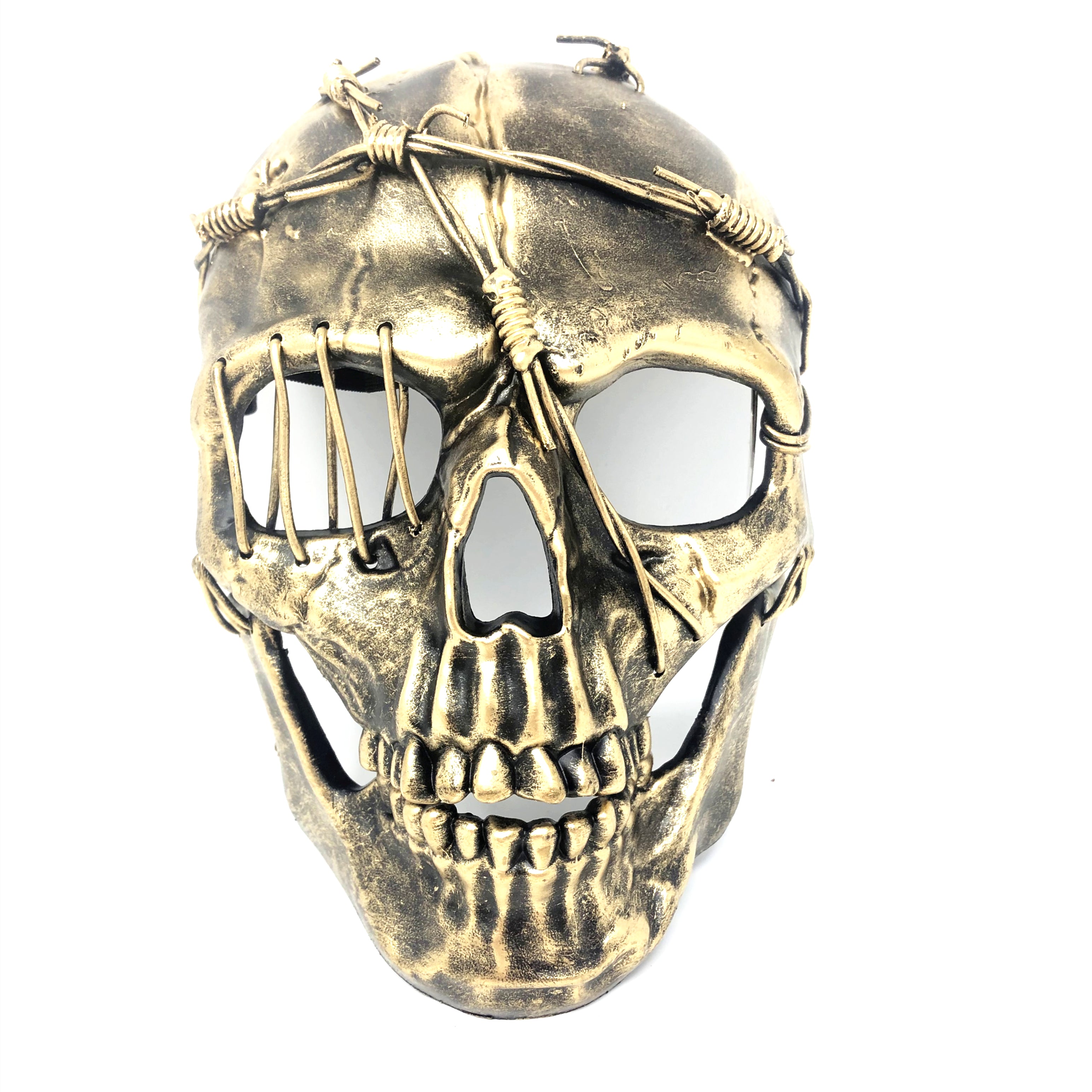 Steampunk Skull Masquerade Party Mask, Scary Horror Skeleton Devil Masks for Halloween Costume Cosplay