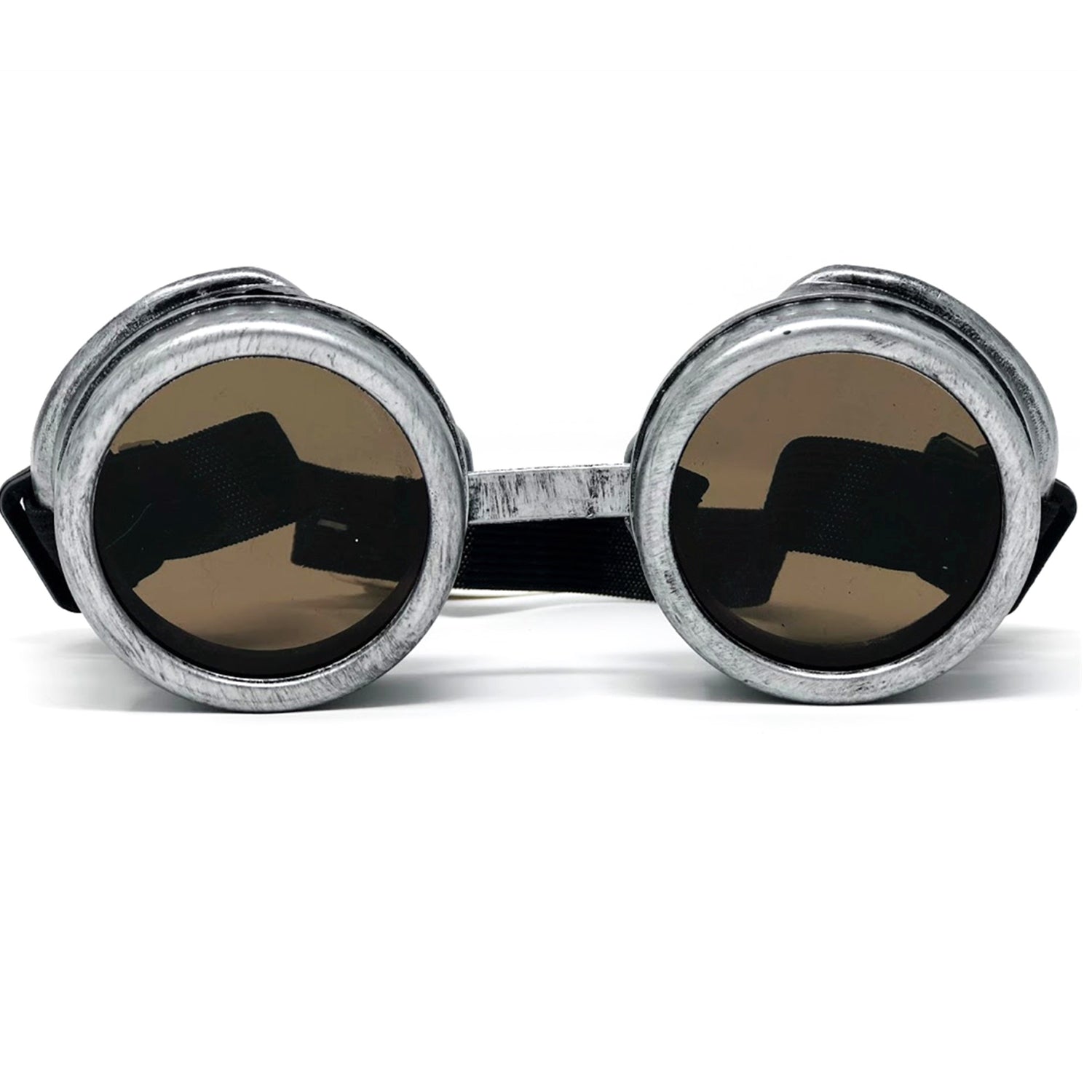 Steampunk Victorian Style Metallic Scientist Time Traveler Goggles