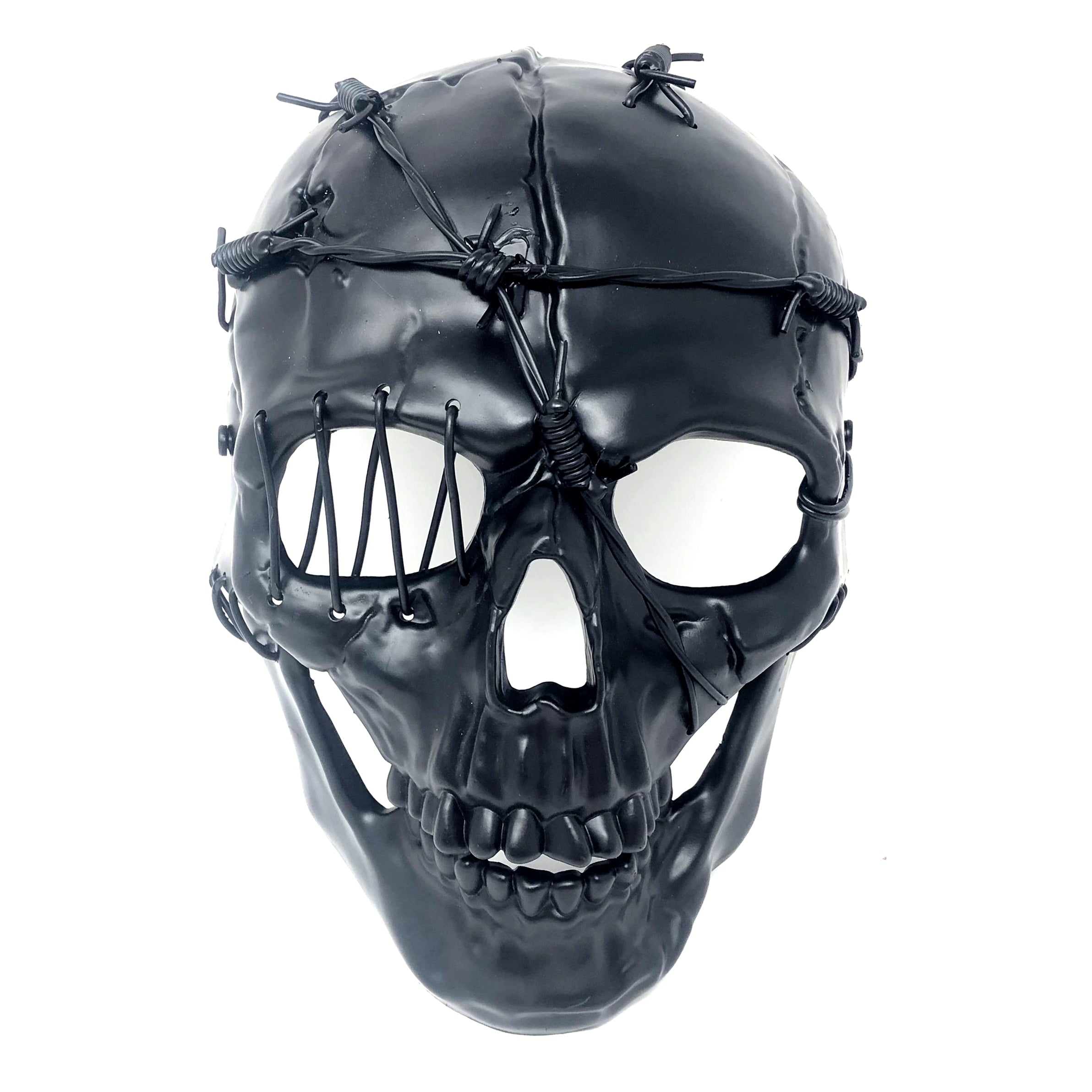 black skull devil masquerade mask for halloween