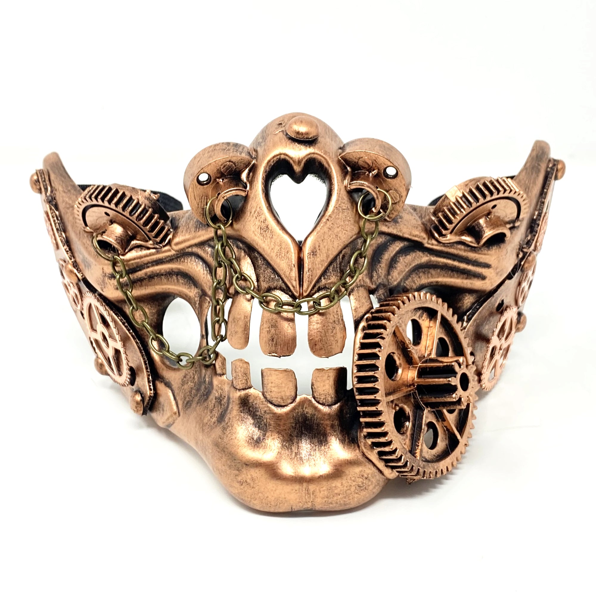 Steampunk Costume Metallic Half Face Mask Masquerade Party Masks