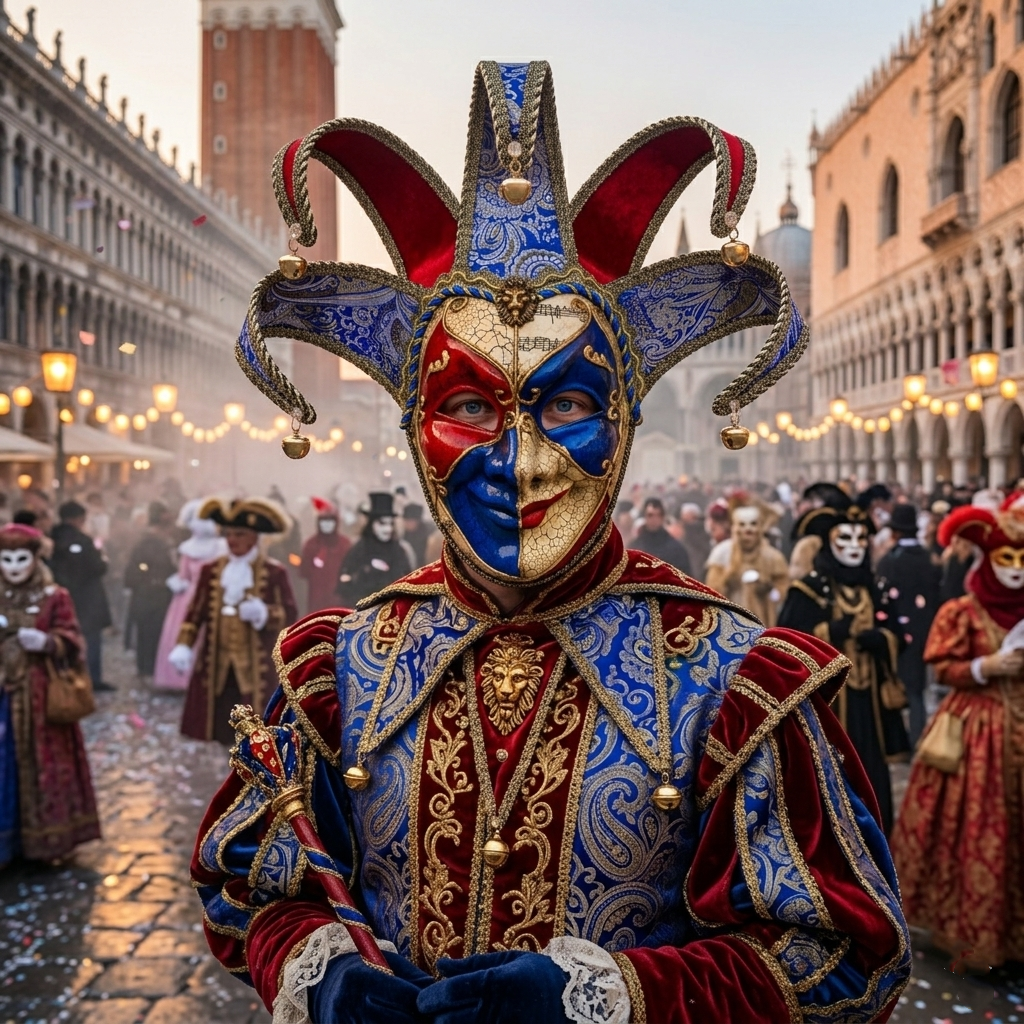 Jester Masquerade Party Mask