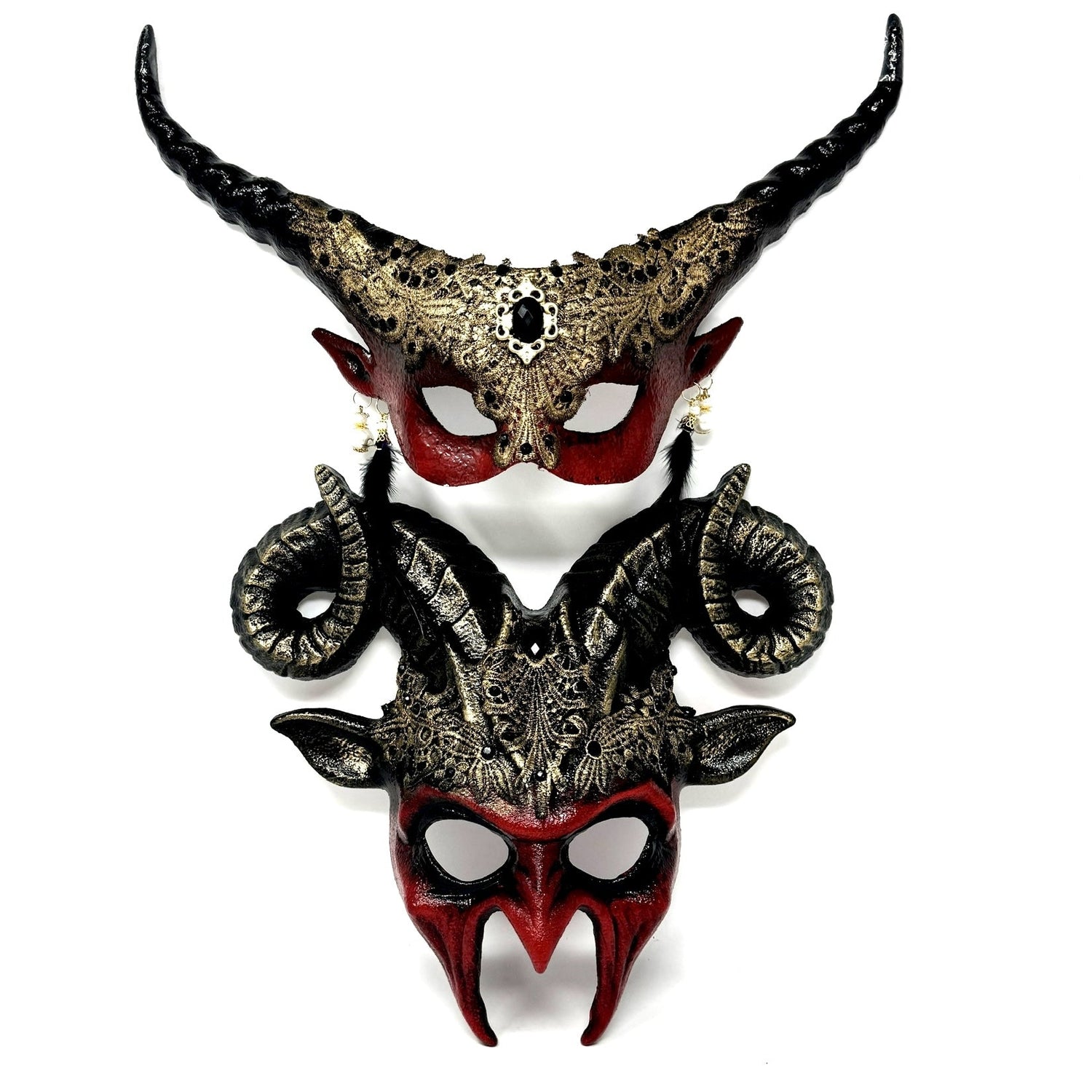 Couples Devil &amp; Demon Masks