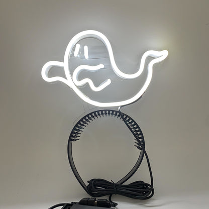 LED Light Up Cute BOO GHOST Headband