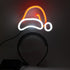 LED Light Up Santa Hat Headband