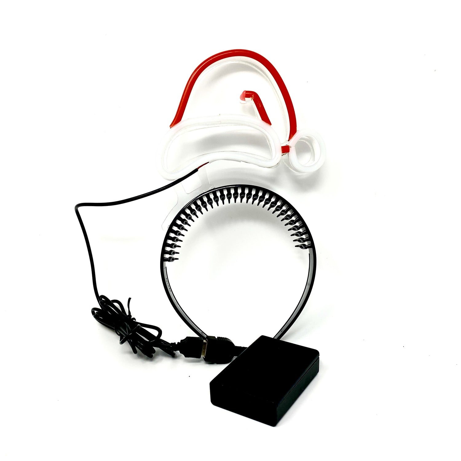 LED Light Up Santa Hat Headband