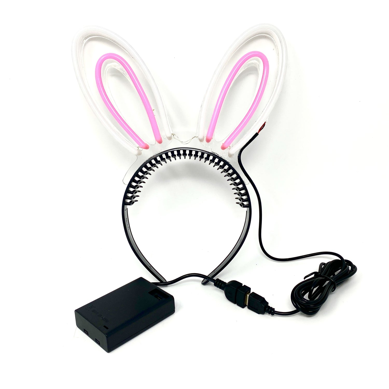 LED Light Up Bunny Ears Headband