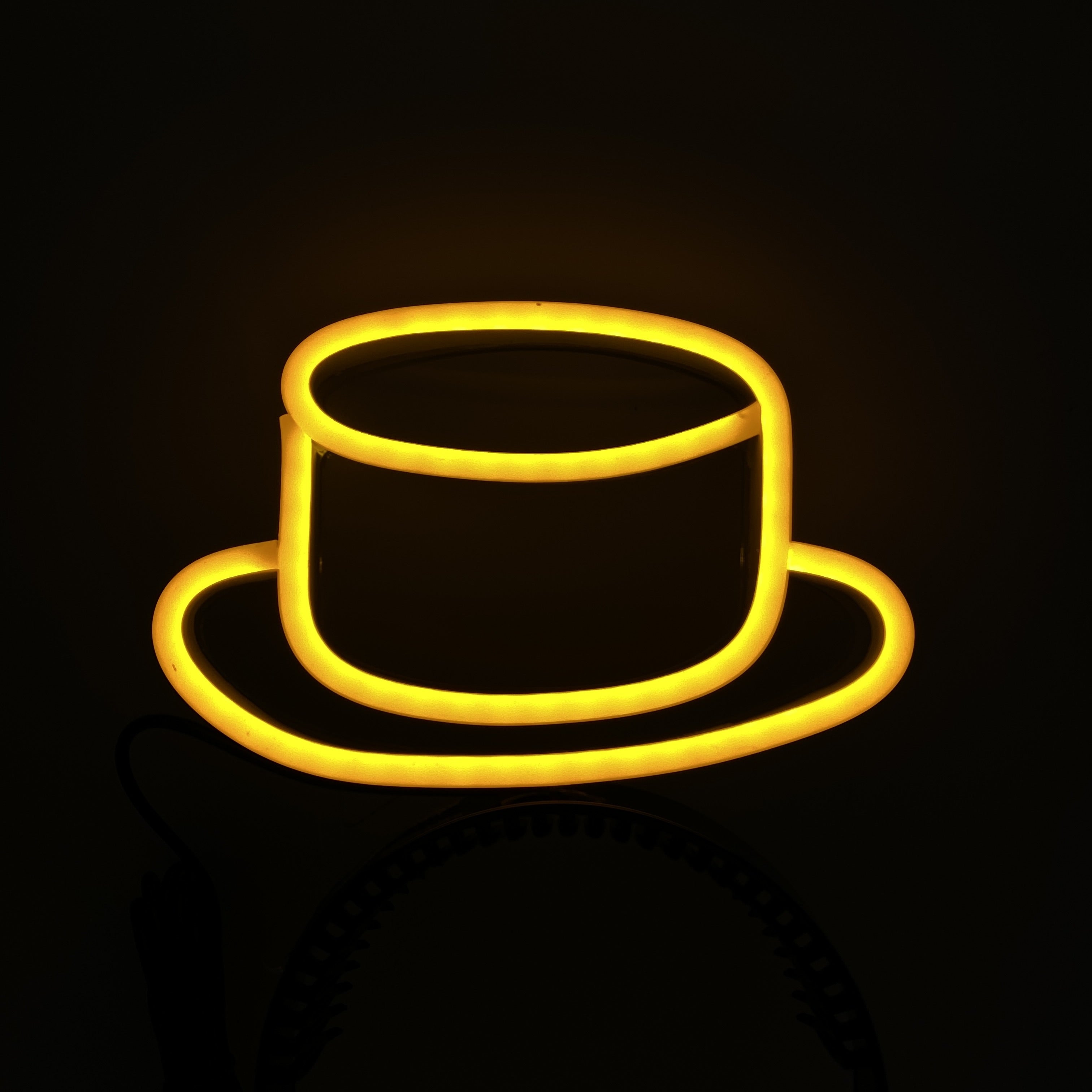 LED Light Up Top Hat Headband