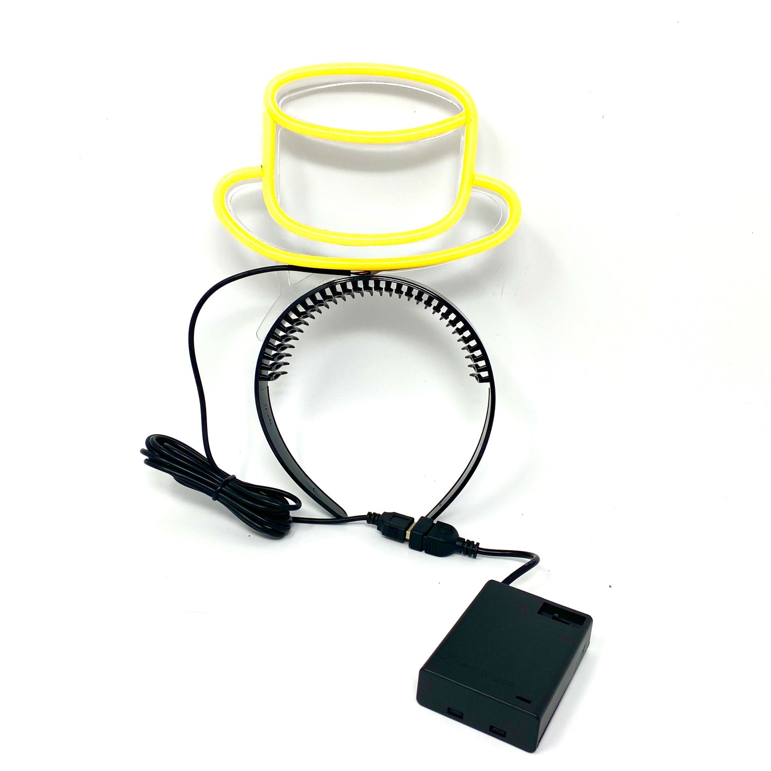 LED Light Up Top Hat Headband