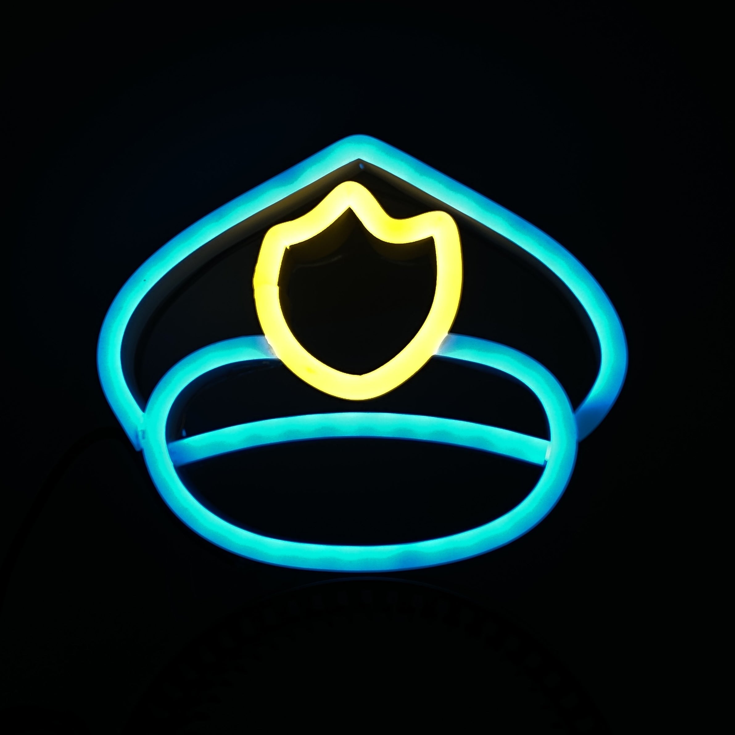 LED Light Up Police Hat Headband