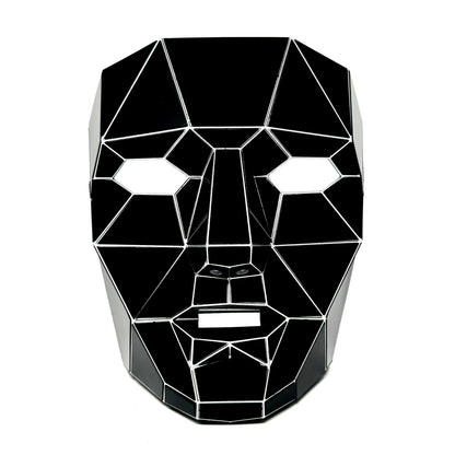 Polygon Mirror Rhinestone Masquerade Party Mask, Halloween Ball Party masks