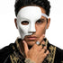 Men Costume Phantom of The Opera Half Face Masquerade Masks - White