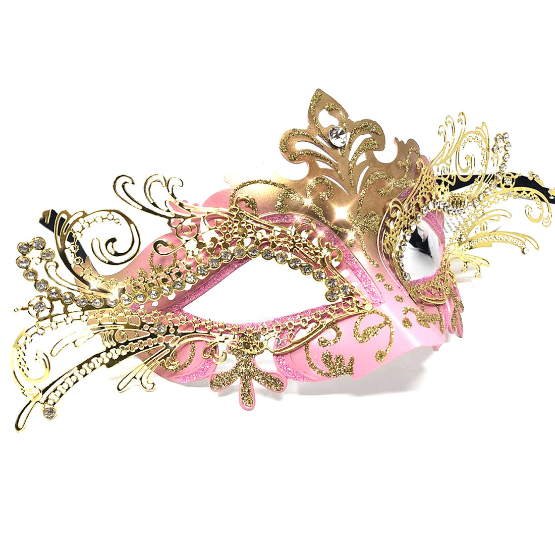 Women Costume Mask Masquerade Party Eye Metal Masks