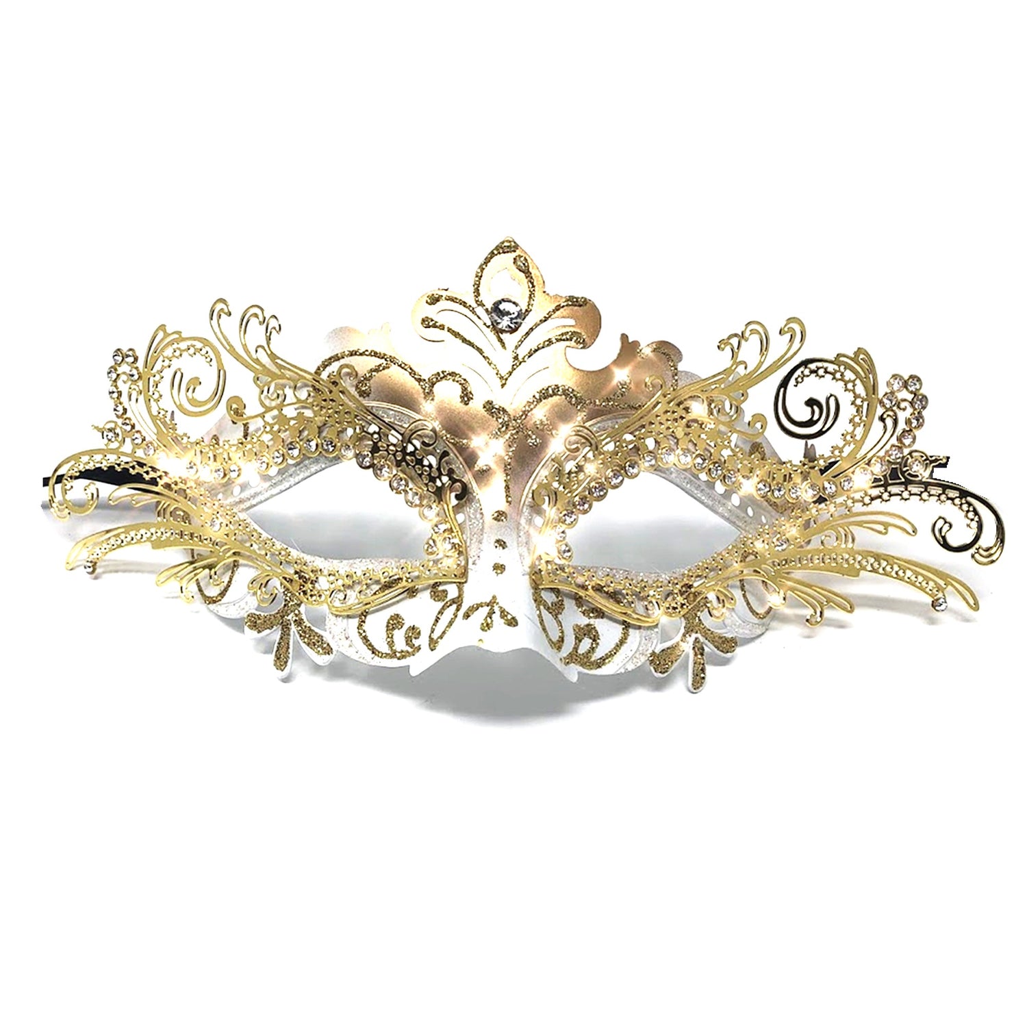 Women Costume Mask Masquerade Party Eye Metal Masks