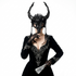 halloween goat horn mask
