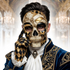 gold skull masks