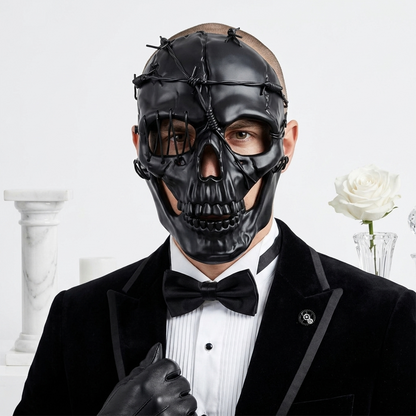 Black skull masks