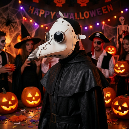 White Plague Doctor Mask 