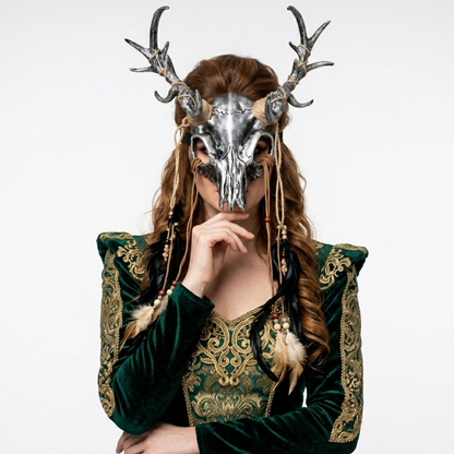 halloween goat horn masks