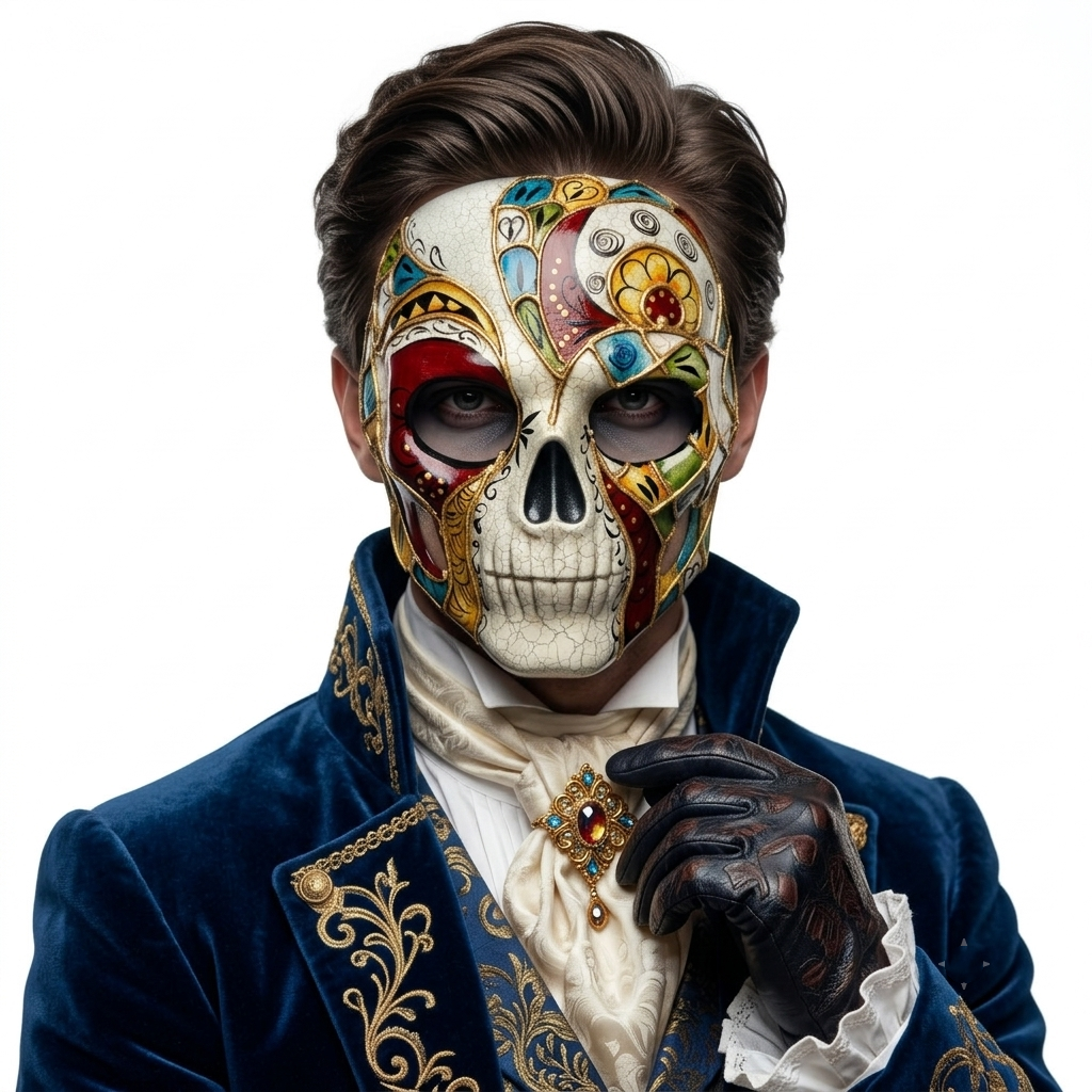 red skull masks