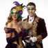 GREEN COUPLE MASKS