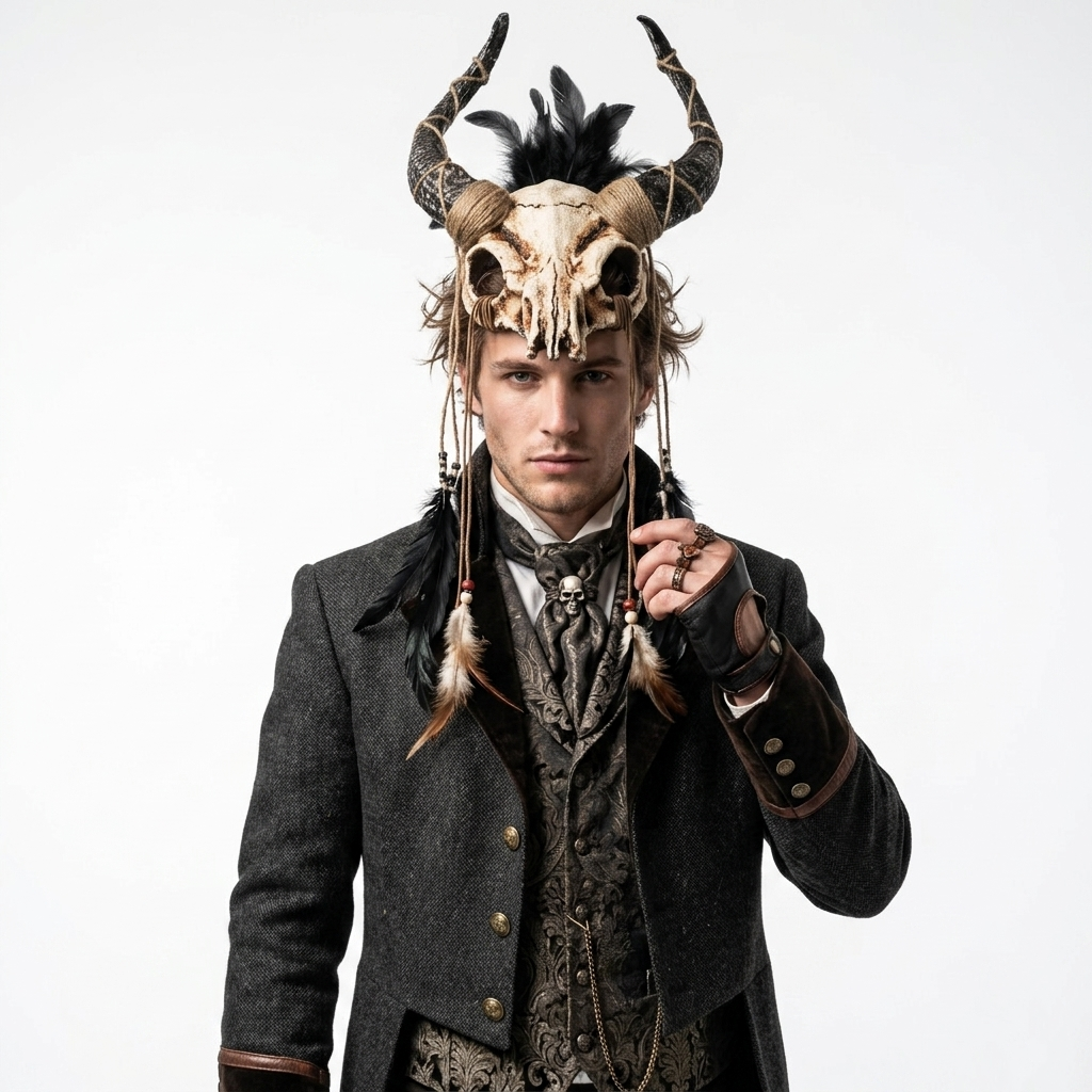 Halloween Goat horn masks