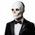 white skull masquerade mask 