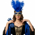 blue women costume masks