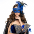 Blue women masquerade mask