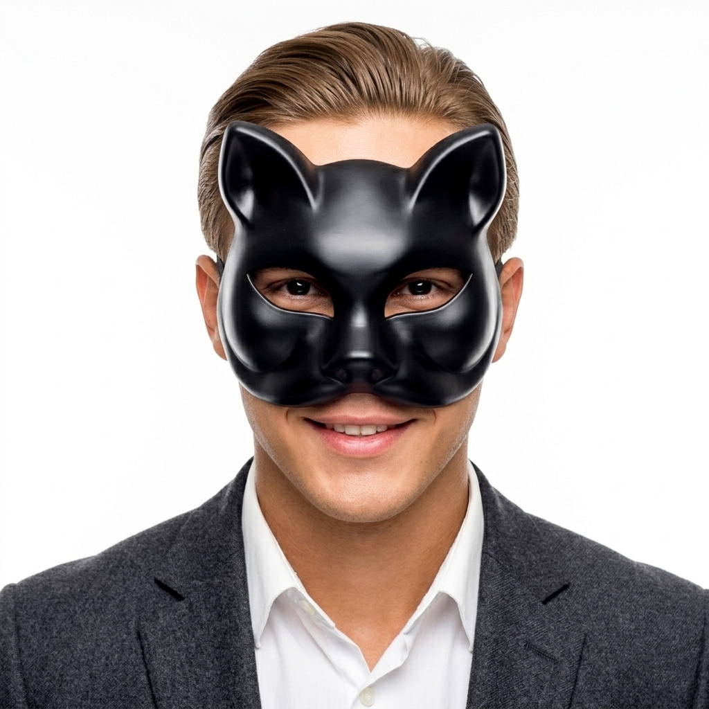 Black Cat Women Masquerade mask