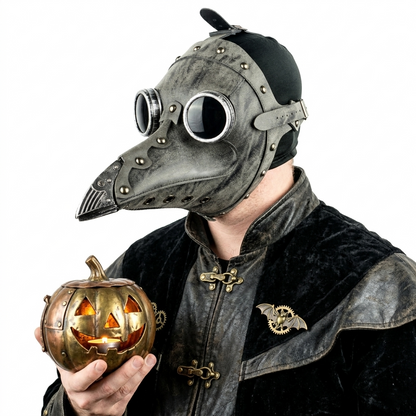 grey Plague Doctor Mask