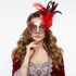 red women masquerade masks