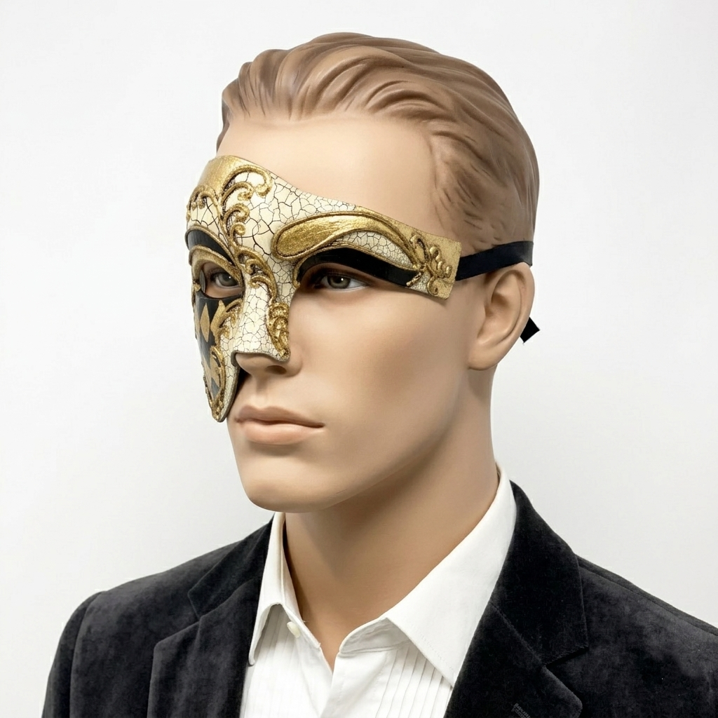 Men Costume Phantom of The Opera Half Face Masquerade Masks