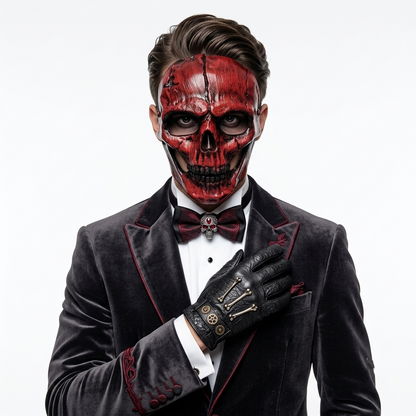 red skull masks