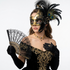 black & Gold Women Masquerade masks