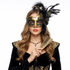 black & Gold Women Masquerade masks