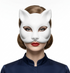 white Cat Women Masquerade mask