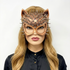 Cat Women Masquerade Party Ball Spike Face Mask -COPPER