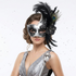 silver women masquerade masks