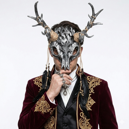 Halloween goat horn masks