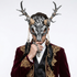 Halloween goat horn masks