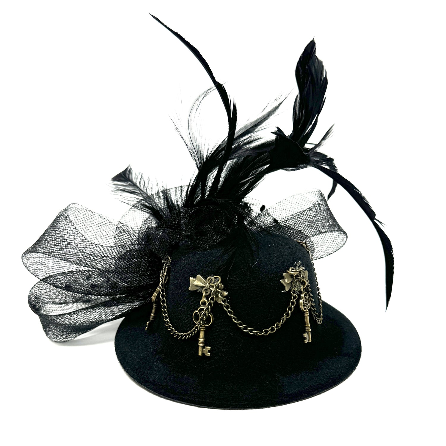 Steampunk Accessories Mini Victorian Top Hat for Women Cosplay Headwear