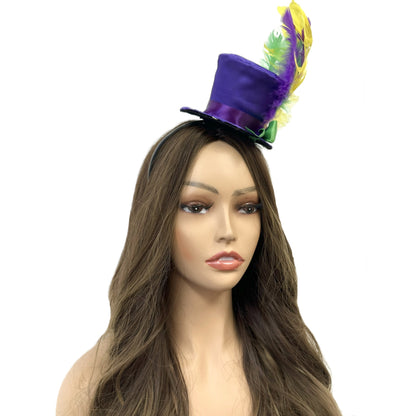 Steampunk Accessories Mini Victorian Top Hat for Women Cosplay Headwear