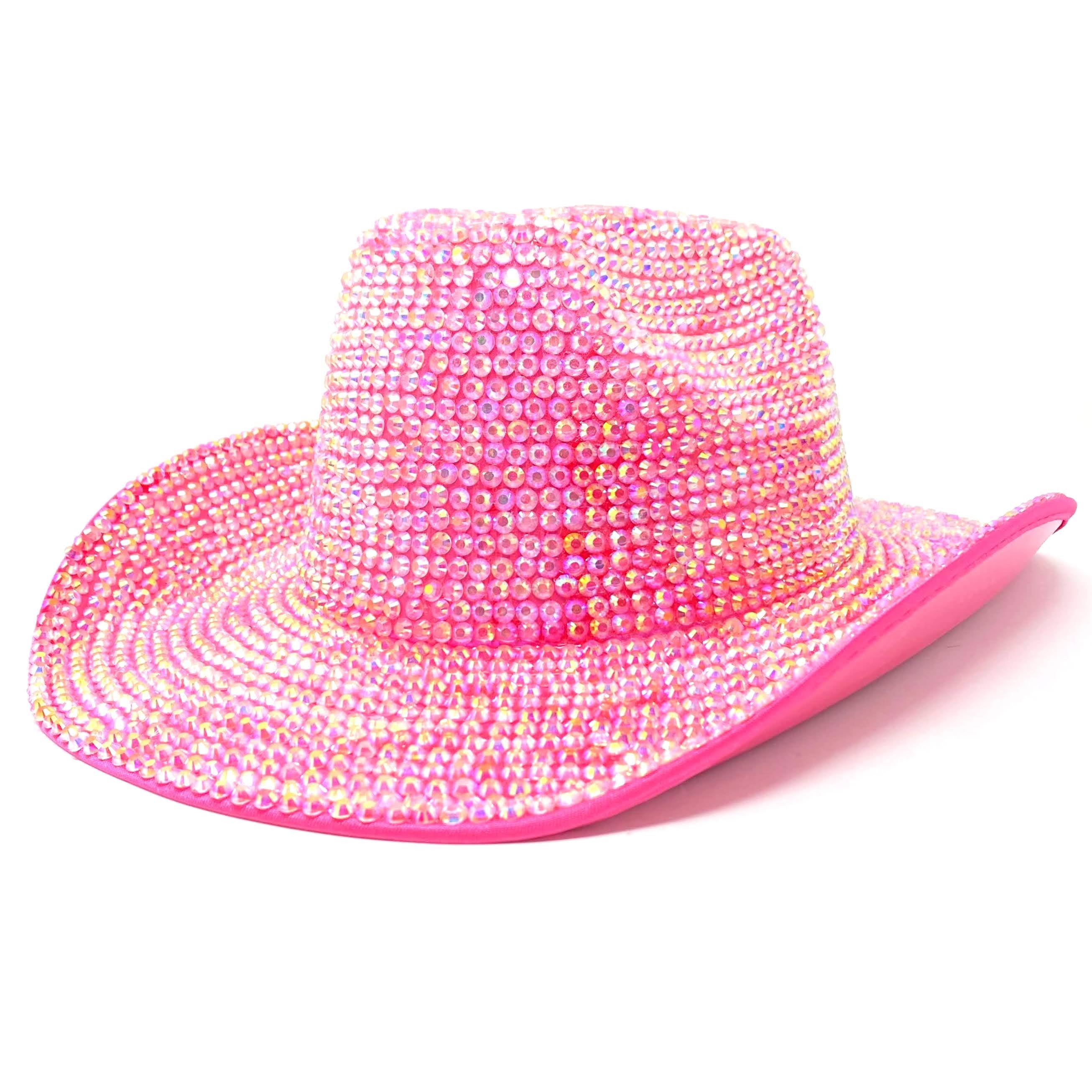 Fully Rhinestone Cowboy Hat, Diamond Bling Cowgirl Hat