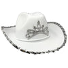 white led cowboy hat, cowgirl hat