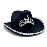 Black Led Cowboy Hat, Cowgirl Hat