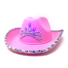 Pink Led Cowboy Hat, Cowgirl Hat