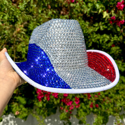 Fully Rhinestone Cowboy Hat, Diamond Bling Cowgirl Hat