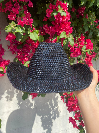 Fully Rhinestone Cowboy Hat, Diamond Bling Cowgirl Hat