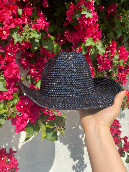 Fully Rhinestone Cowboy Hat, Diamond Bling Cowgirl Hat