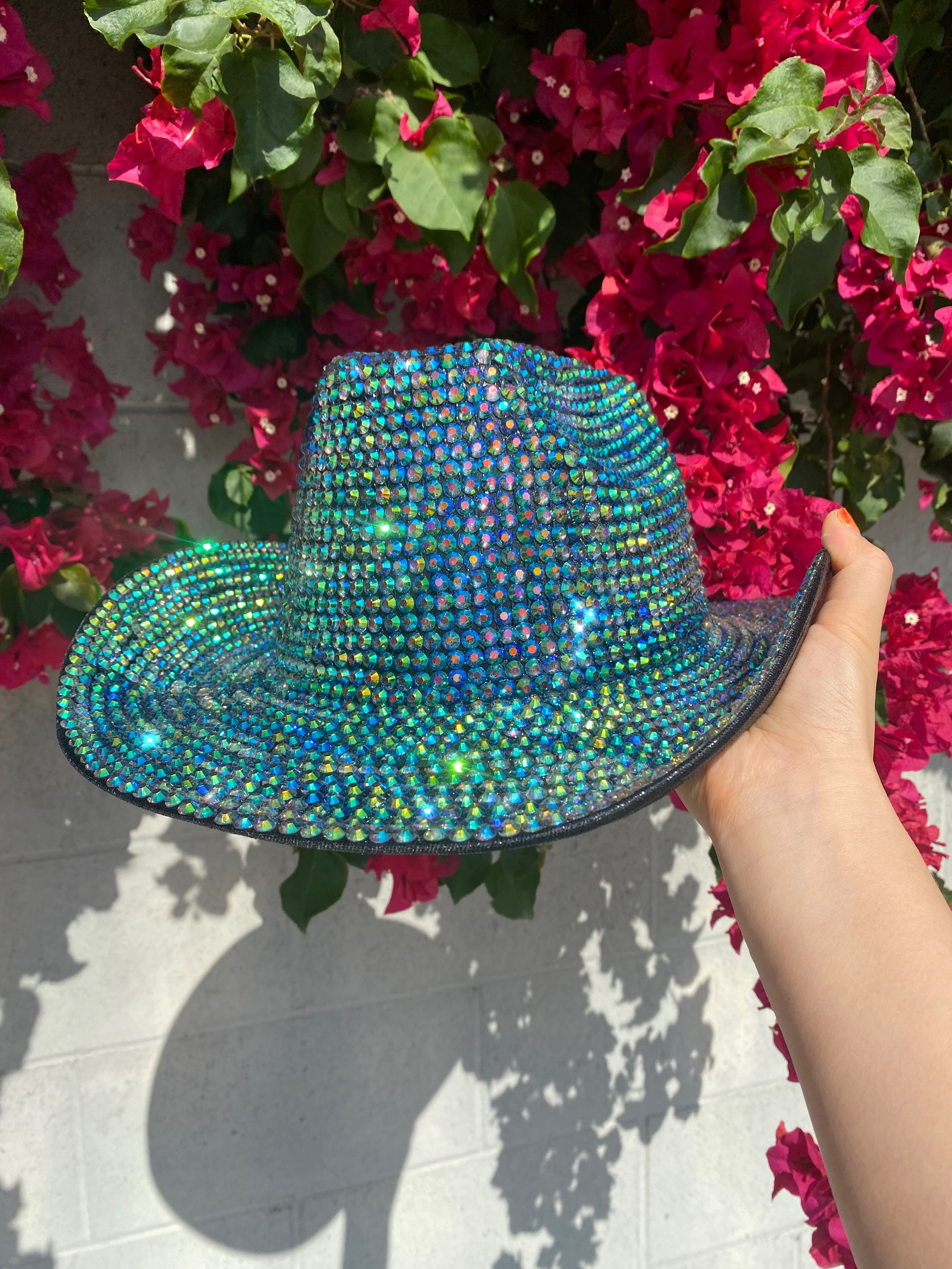 Fully Rhinestone Cowboy Hat, Diamond Bling Cowgirl Hat